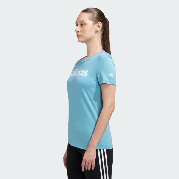 Blue ESSENTIALS LINEAR TEE