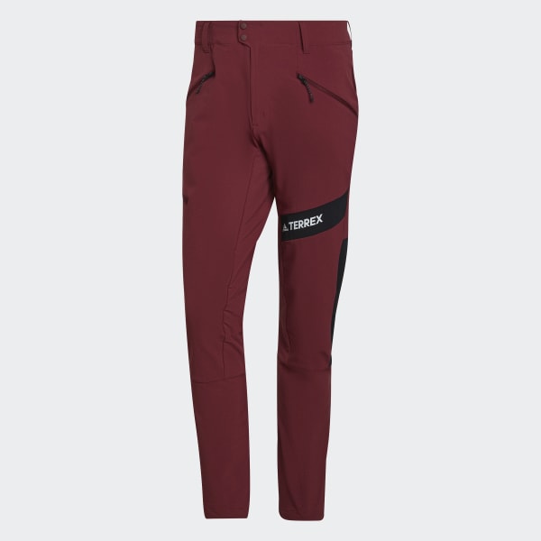 Burgundy Pantalón Techrock Mountaineering