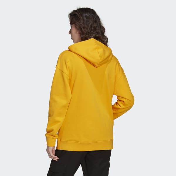 Amarelo Blusa Capuz adidas Adicolor Trefoil GVU40
