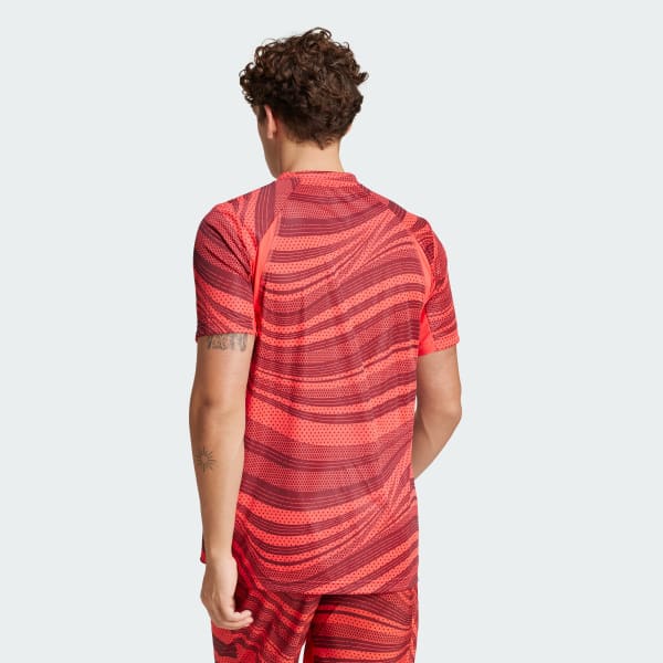 Borgonha Camiseta Estampada Club Tennis Climacool