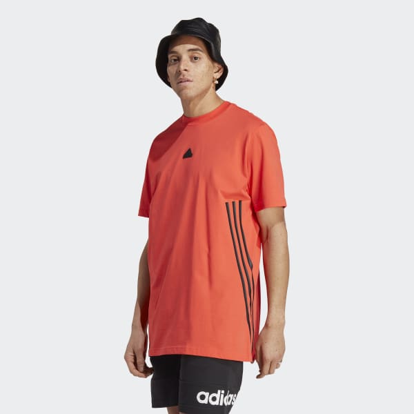 adidas Future Icons 3-Stripes Tee - Red | adidas New Zealand