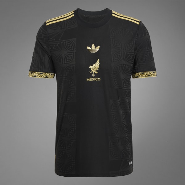 adidas Mexico Gold Jersey - Black | Free Shipping with