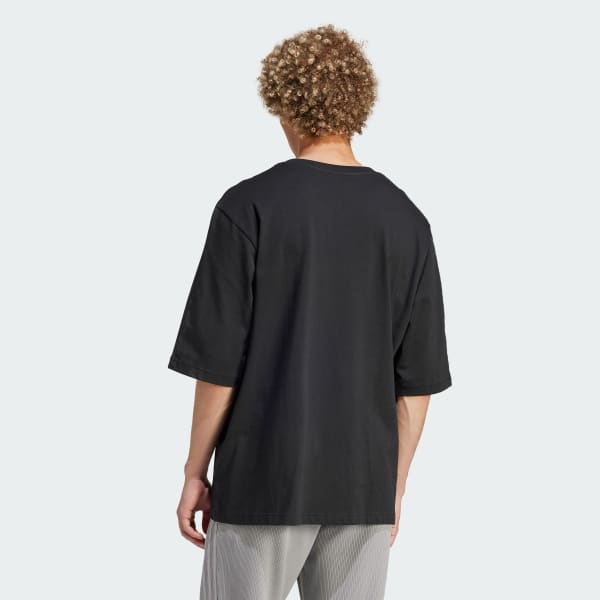 Noir T-shirt raglan Cutline