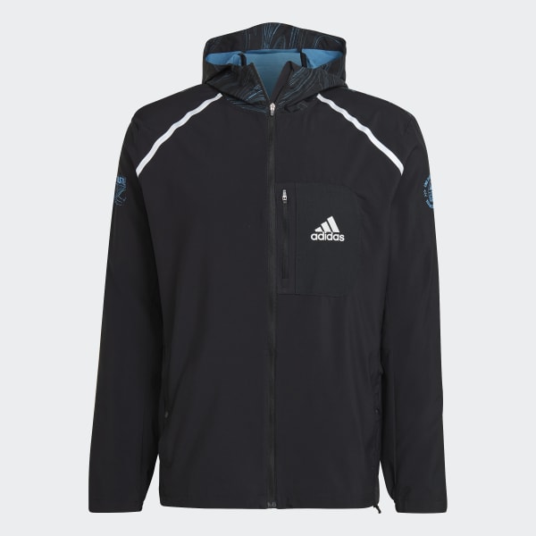 Preto Jaqueta Marathon for the Oceans RW091