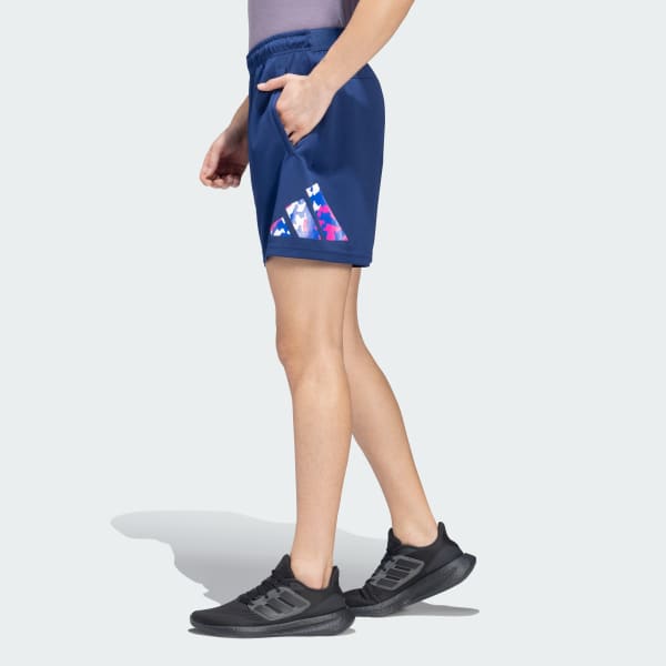 Blue TRAIN ESSENTIALS BIG LOGO SHORTS