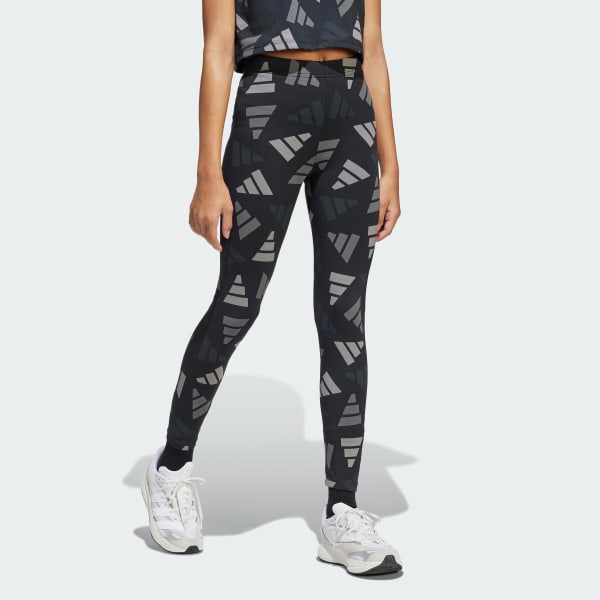 Negro Mallas Essentials Seasonal Logo Celebration Kids Corte Alto 