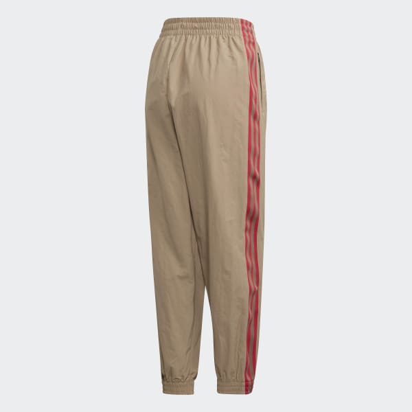 khaki adidas tracksuit bottoms
