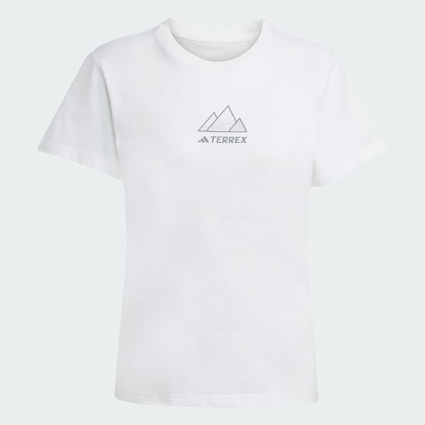 Blanco Polo Graphic Terrex Outdoor Athlete