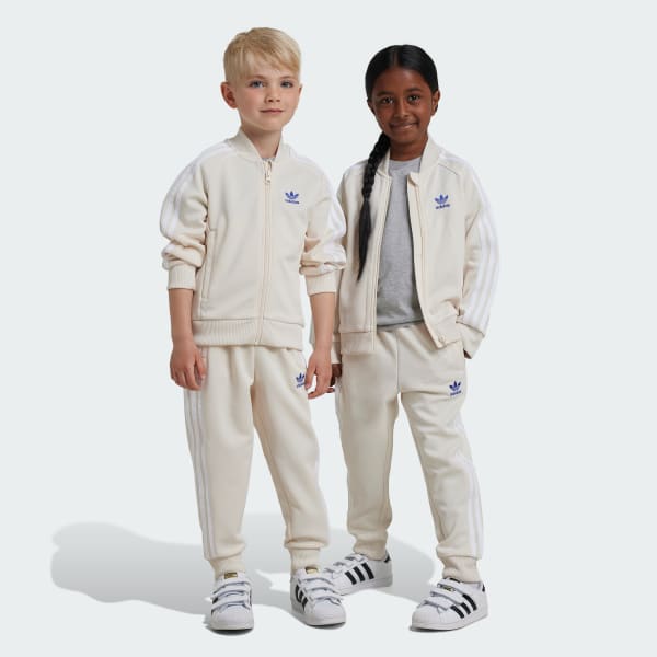 White track suit for kids cheap
