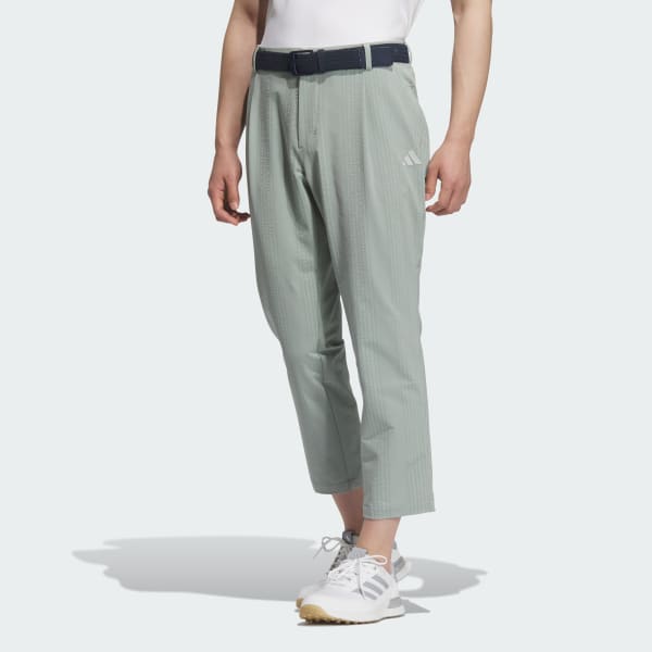 アディダス 【ゴルフ】シアサッカー ゴルフパンツ - グリーン