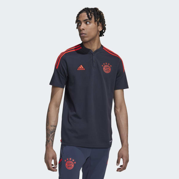 Black FC Bayern Condivo 22 Polo Shirt QB350