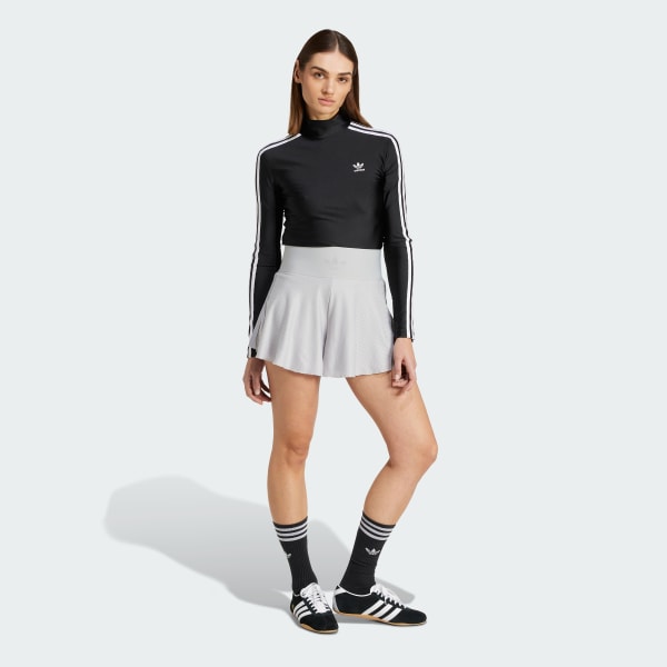 Grau Waistband Mesh Shorts