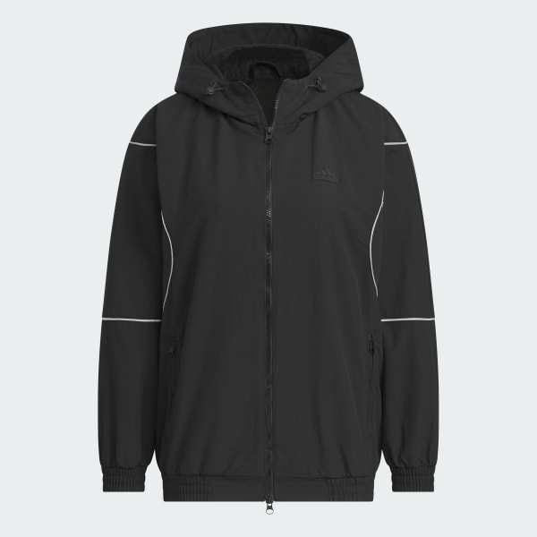 adidas フード付きジャケット 黒 3本ストライプ Amazon | [アディダス] ジャケット Itavic 3ストライプス ミッド