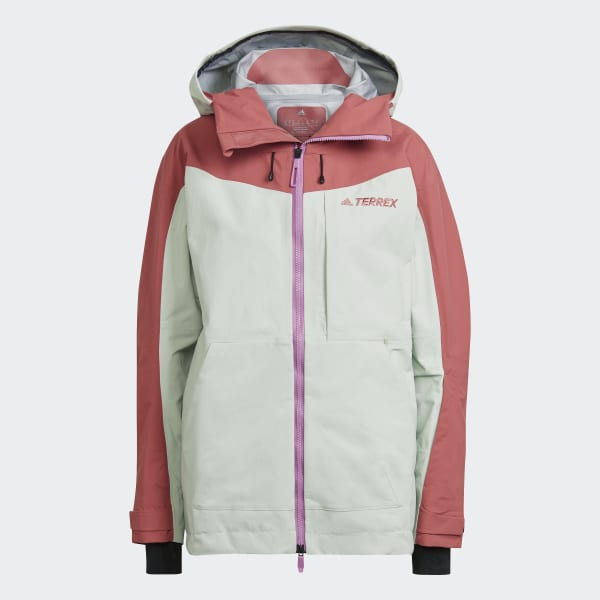Czerwony TERREX 3L POST-CONSUMER NYLON SNOW JACKET