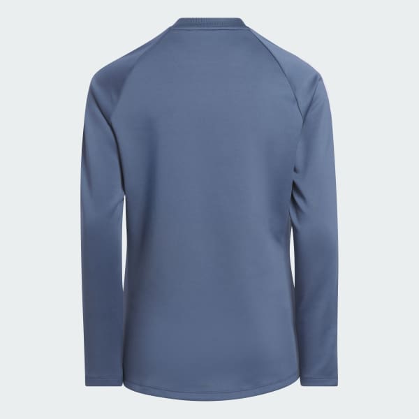 adidas ゴルフウェア ネイビー 長袖シャツ ストライプ アディダス(adidas) ゴルフウェア 長袖シャツ 3ストライプス