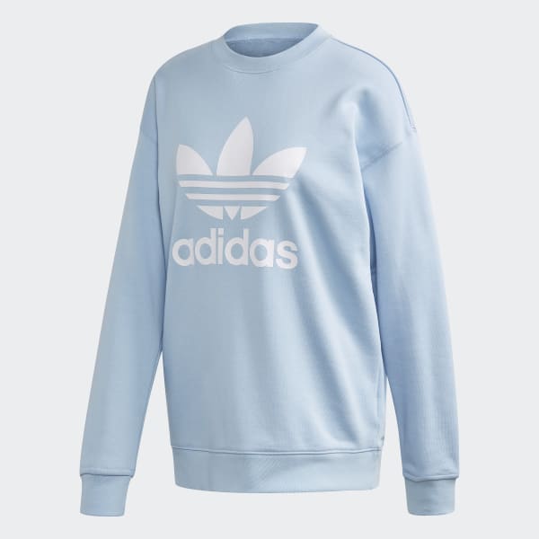 felpa adidas trefoil crew