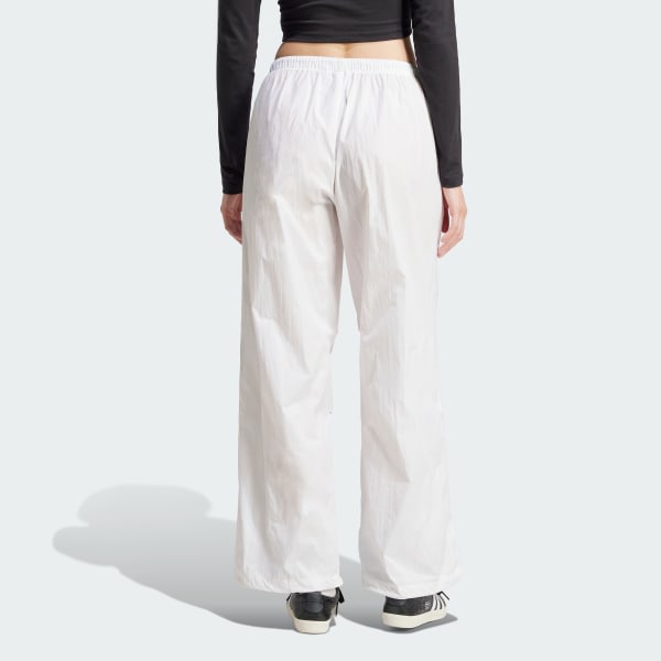 adidas originals ナイロンパラシュートパンツ ホワイト s adidas（アディダス）の「プレミアム エッセンシャルズ ナイロン