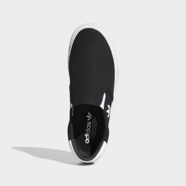 black adidas slip on shoes