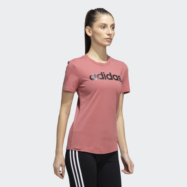 Adidas ess sales linear tee