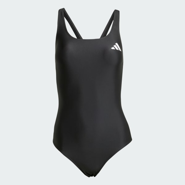 ★送料無料★ADIDAS SWIM スモールロゴVバック水着 JM8152 adidas V-back Swimsuit - Black | adidas UK