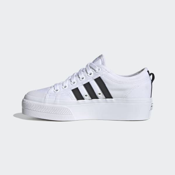 adidas Nizza Platform Shoes - White | adidas US