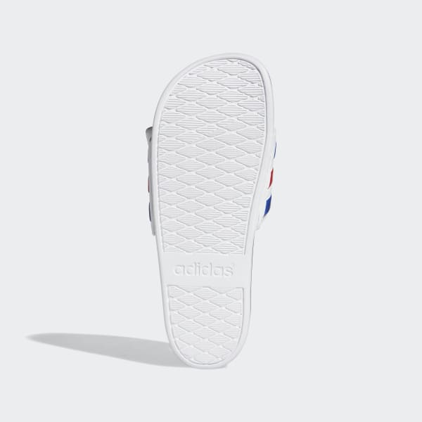 Bialy Adilette Comfort Adjustable Slides