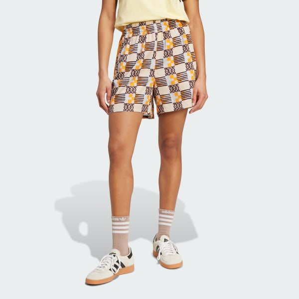Multicolor Shorts Alargados 80s