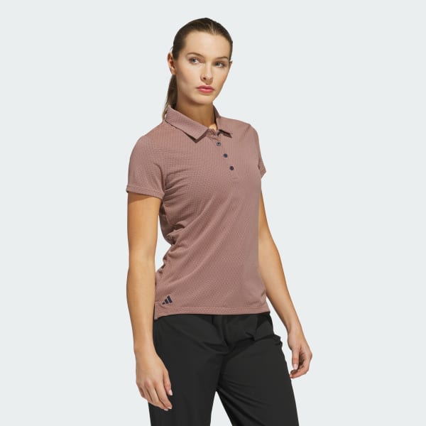 Pink Ultimate365 Mélange Polo Shirt