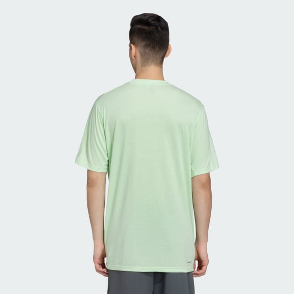 Green TRAIN ESSENTIALS COMFORT TRAINING TEE