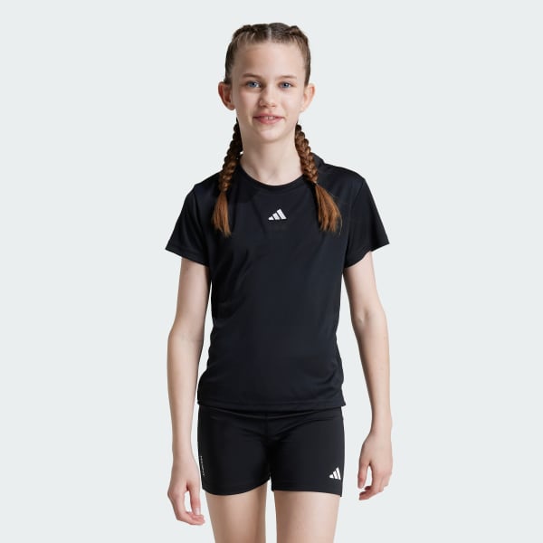Siyah Train Essentials Regular Fit Logo Training Tee Kids