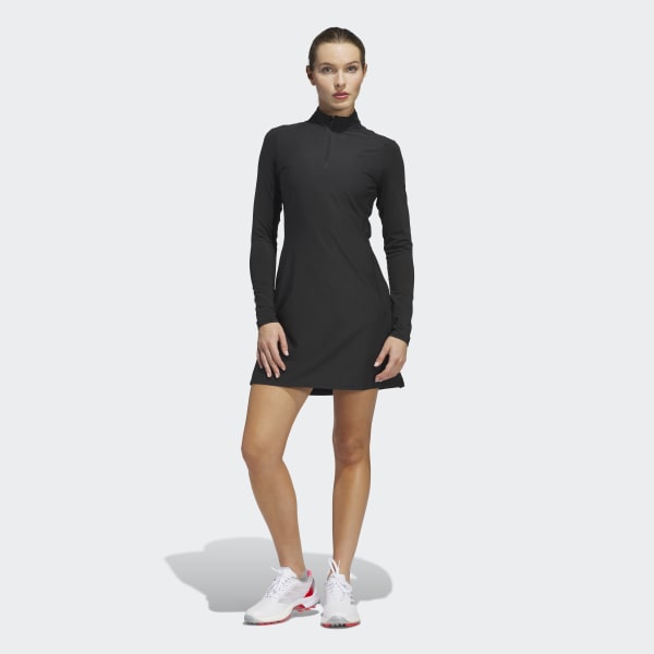 adidas Ultimate365 Long Sleeve Dress - Black | Free Shipping with
