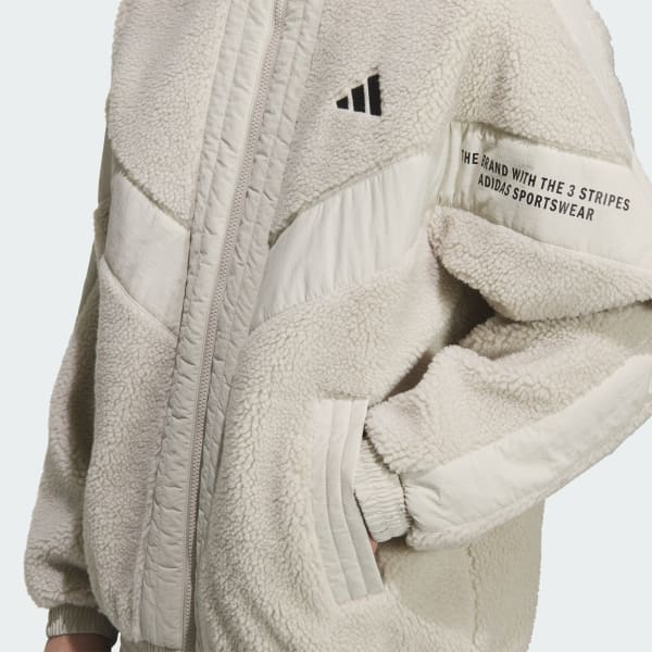 アディダス ワーディングパック ルーズフィット ジャケット - ベージュ