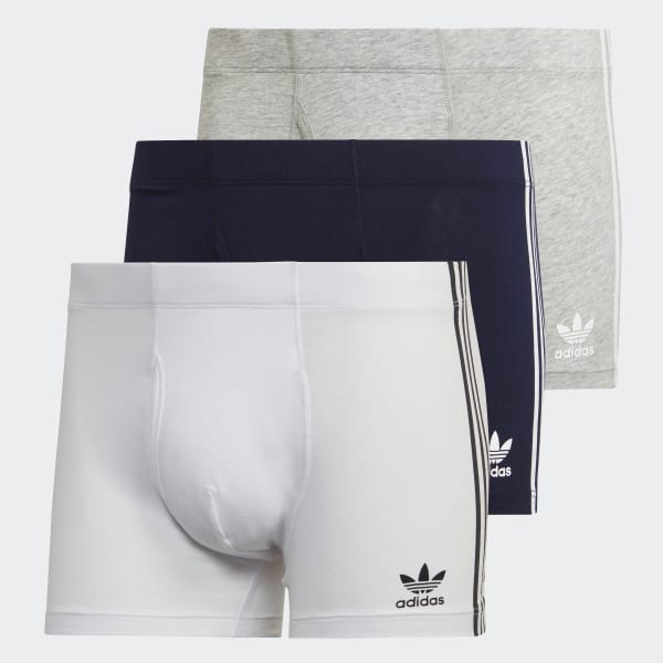 Hvid Comfort Flex Cotton 3-Stripes underbukser HPN17
