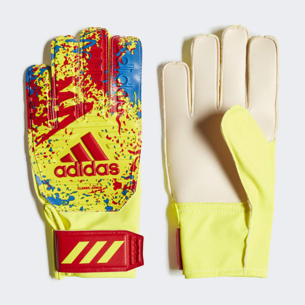 yellow adidas gloves
