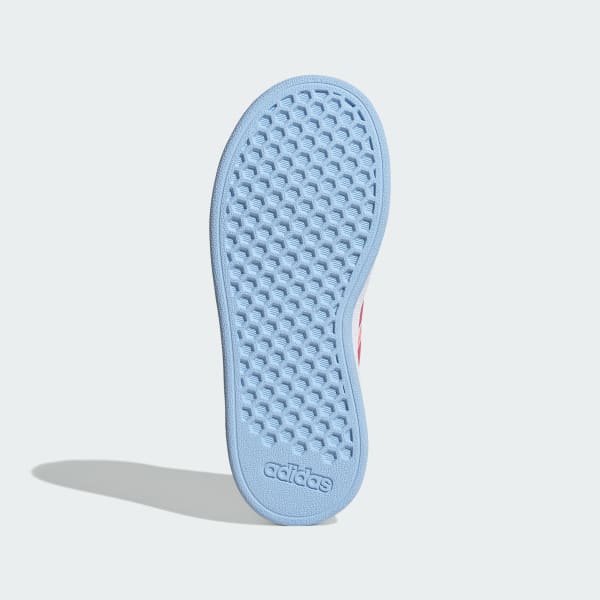 White Grand Court Lifestyle Tennis Lace-Up Shoes