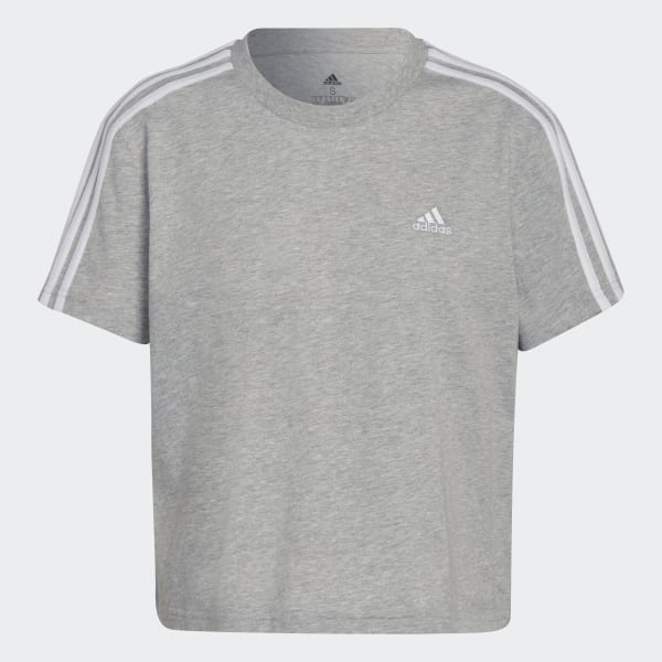 Grey adidas t shirt new arrivals