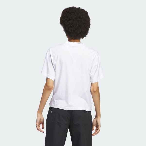 Blanco Polo Skate Mujer
