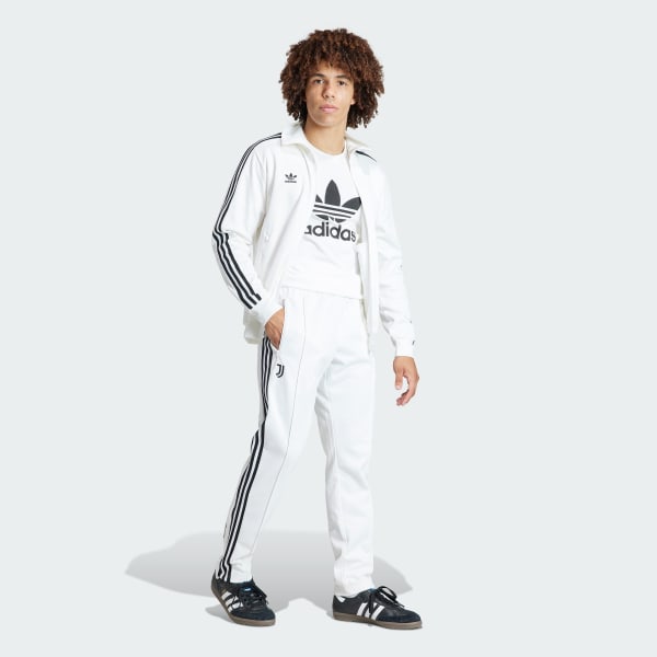 White Juventus Beckenbauer Track Pants