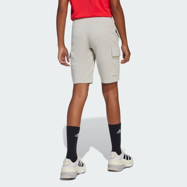 สีเบจ กางเกงคาร์โกขาสั้น Essentials สำหรับเด็ก