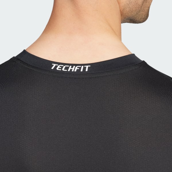 adidas TECHFIT Compression Training Longsleeve Schwarz adidas Deutschland