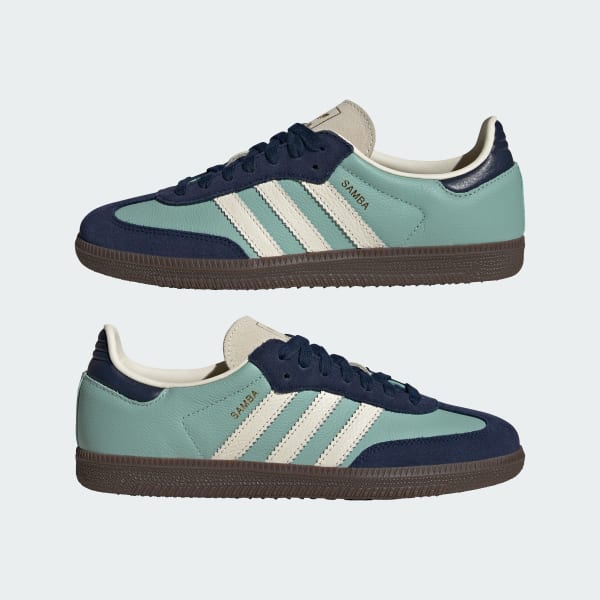 Adidas samba bianche verdi deals