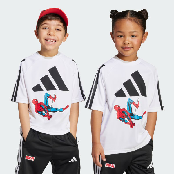 Blanc Tee-shirt Marvel Spider-Man Enfants