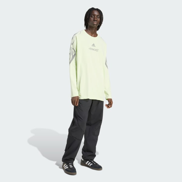 Verde Camiseta de manga larga Adilenium, temporada 4 con gráfico Teamgeist