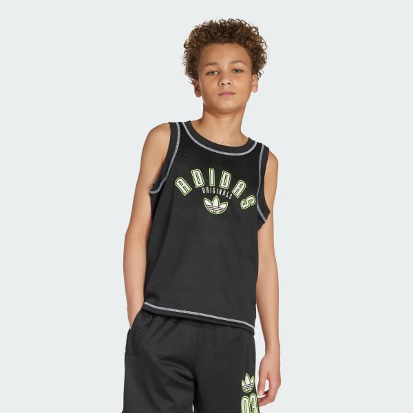 Black Mesh Tank Kids