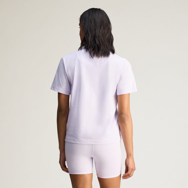 パープル adidas by Stella McCartney TrueCasuals レギュラー スポーツウェア Tシャツ