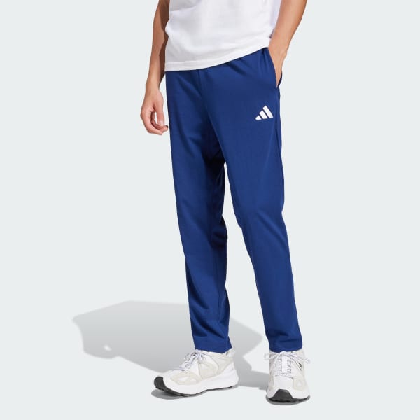 Blue Essentials Small Logo Single Jersey Pants