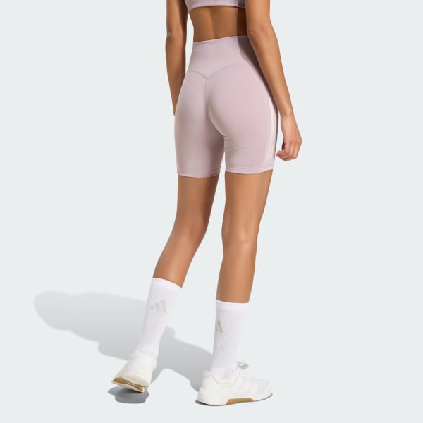 Lilla Optime Workout 3-Stripes Short tights