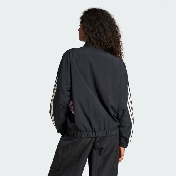 Black Tiro Cut 3-Stripes Color Block Woven Track Jacket