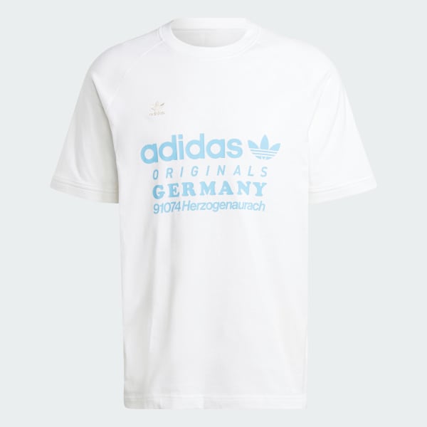 สีขาว เสื้อยืดพิมพ์ลาย Retro