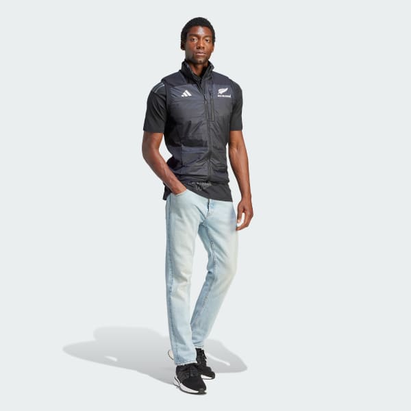 adidas All Blacks Rugby Filled Vest Black adidas New Zealand